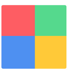 Fototapeta premium Colorful building blocks for school creativity, student learning activities, campus education, classroom play, educational development, and children supplies with vibrant flat design illustration styl
