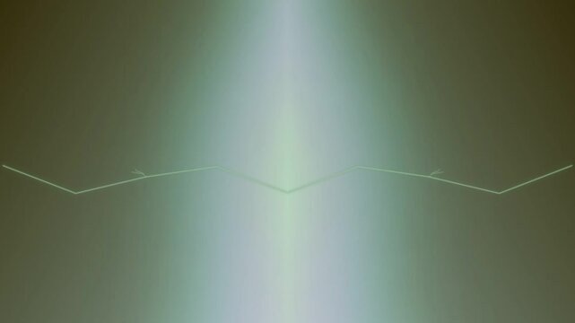 Blurry Light Beam on Gray Background.