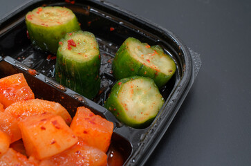 キムチセットのキュウリキムチ