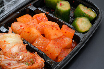 キムチセットの大根キムチ