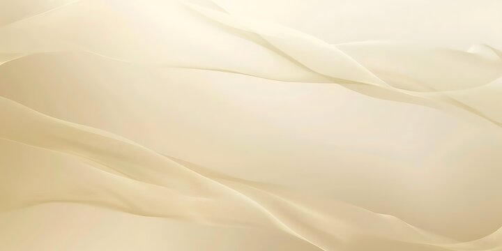Soft beige wavy abstract background with gentle folds and smooth texture