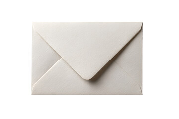 Delivery of elegant letter envelope modern office space product photography minimalist environment top-down view communication concept