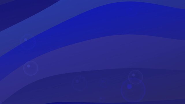 Blue Abstract Background with Wavy Lines.