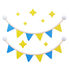 Decorative Carnival Bunting Flags © Barudak Lier