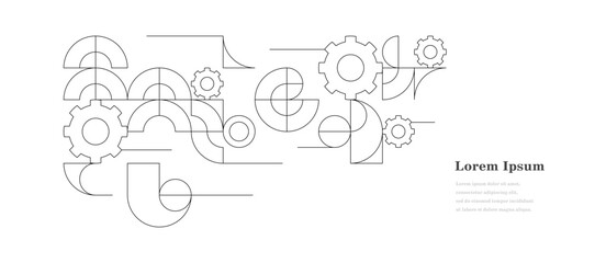 幾何学 抽象 歯車 パターン テクノロジー 背景