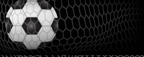 Fishing or soccer net. Repeated hexagon pattern. Black wired mesh texture isolated on white background. © Yanto