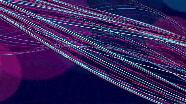 Vibrant Abstract Lines and Shapes Motion.