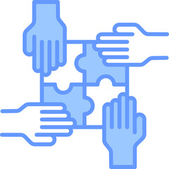 Fototapeta premium Teamwork Icon