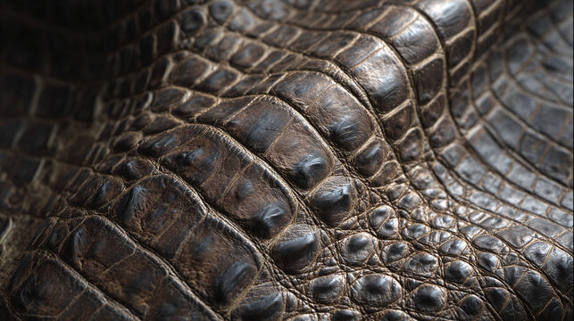 An evocative texture of reptile skin, capturing the rugged, ancient essence of a scaled creature. The close-up view accentuates the individual scales and textured surface.