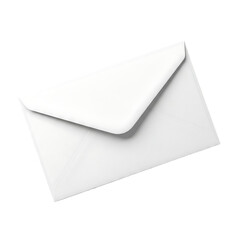 Crisp white envelope on pristine surface