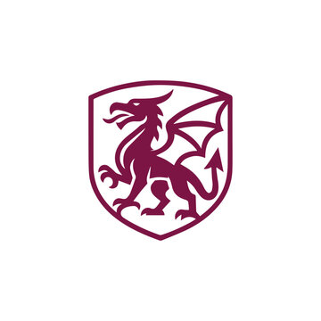 Wyvern Crest Logo