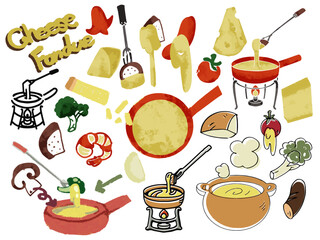 チーズフォンデュ