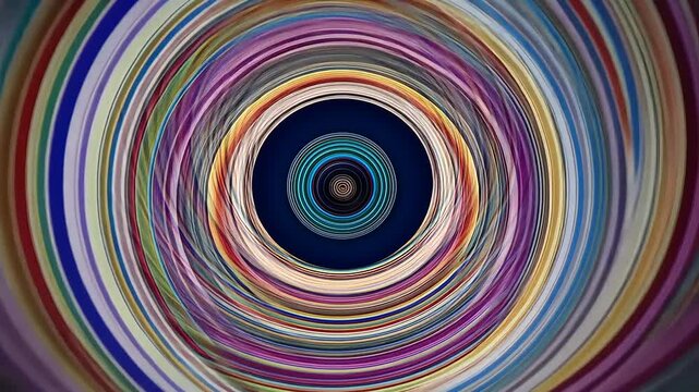 Vibrant spiral pattern showcasing a mesmerizing array of colors swirling towards a central point