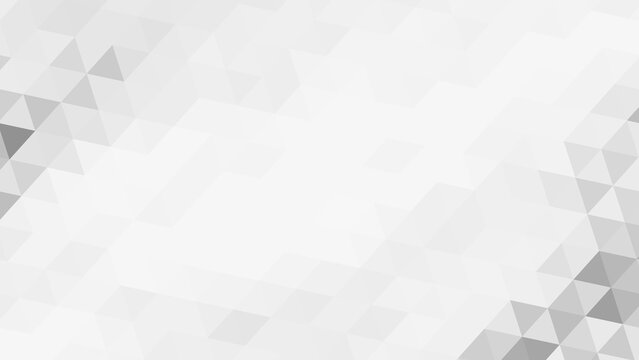 Sophisticated light gray geometric triangle pattern creating a subtle low poly crystalline texture for corporate backdrops.