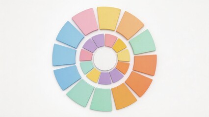 Fototapeta premium Colorful geometric pattern design