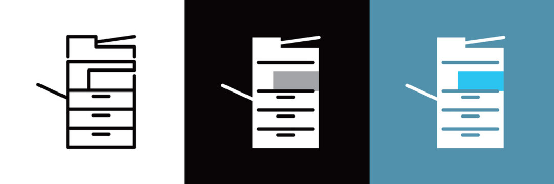 プリンター複合機のアイコン