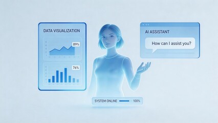 AI assistant with data visualization