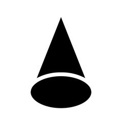 Fototapeta premium cone glyph icon