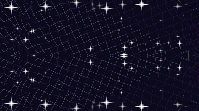 Night Sky with Stars and Constellations.