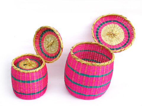 Artesanias coloridas del centro de Colombia, artesanias boyacenses