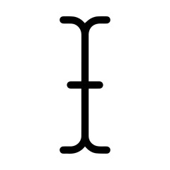 text cursor glyph icon