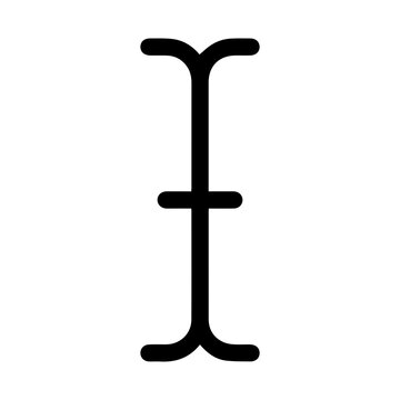 text cursor glyph icon