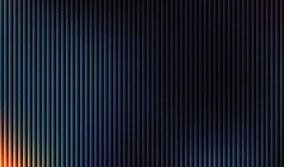 Obraz premium Vibrant vertical stripes in gradient blue background
