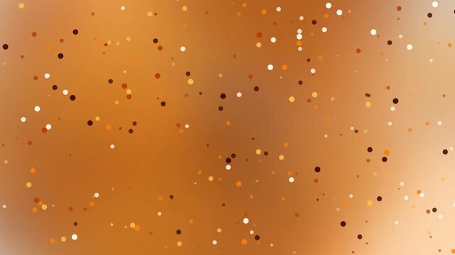 Abstract golden brown confetti background shimmering glitter dots texture