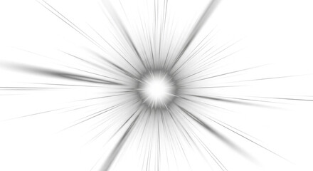 Obraz premium A burst of white light radiates transparent lines outward in all directions