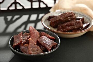 Delicious original flavor beef jerky