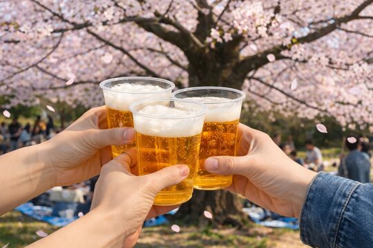 お花見
hanami party