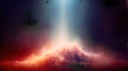 Abstract light leak overlay featuring scratch dust, blur glow, and retro grain noise. 