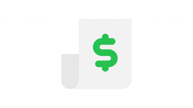 Animated Premium News File Icon