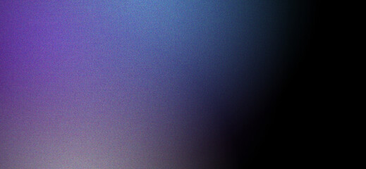 Obraz premium Dark abstract background with a diagonal gradient from vibrant purple to black, grainy texture, moody lighting