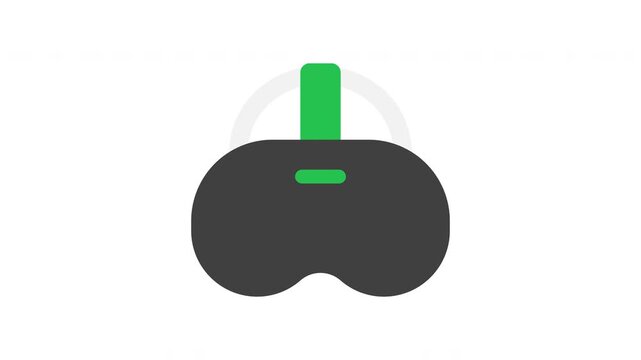 Virtual Reality Headset VR Animation