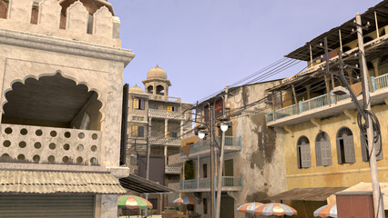 デリー　路地に息づく日常