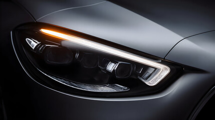 car headlight detail