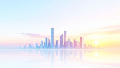 Fototapeta premium Executive Corporate Marketing Background With Copy Space