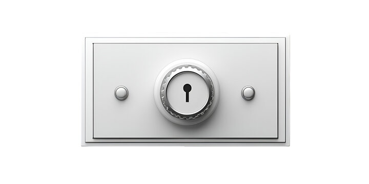 Password Generator Device with Blank Panel Secure Digital Cybersecurity Technology Illustration transparent background