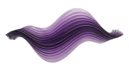 Abstract Purple Wave Swirl