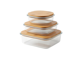 A close-up shot of food containers set against a white background.
