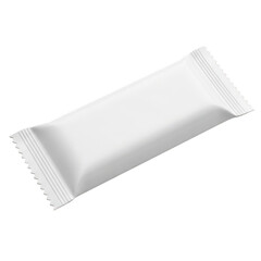 A single white rectangular bar of soap on a white background isolated on transparent background
