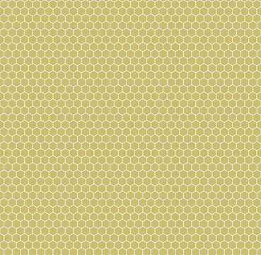 Seamless Kikkō KIKKOU beehive pattern Japanese Geometric Hexagon Pattern Background Vector Green Atmos yellow
