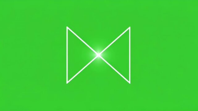 Green Gradient Logo with White Geometric Butterfly Emblem.