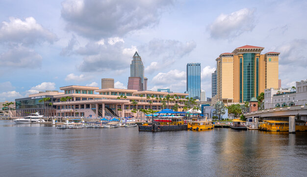 Skyline of Tampa Florida and vicinity.