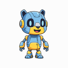 Obraz premium Robot Cat Character