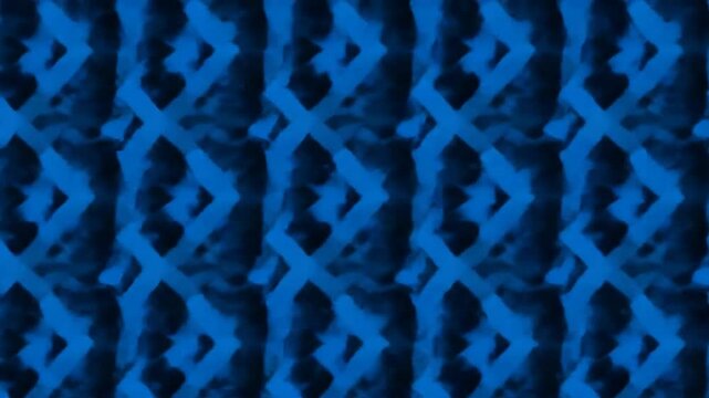 Blue Abstract Geometric Pattern Background.