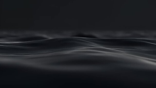Dark Ocean Waves with Ripples and Swells.