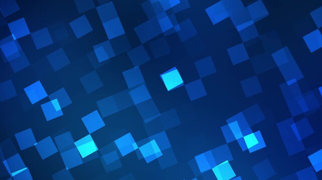4K abstract background blue square