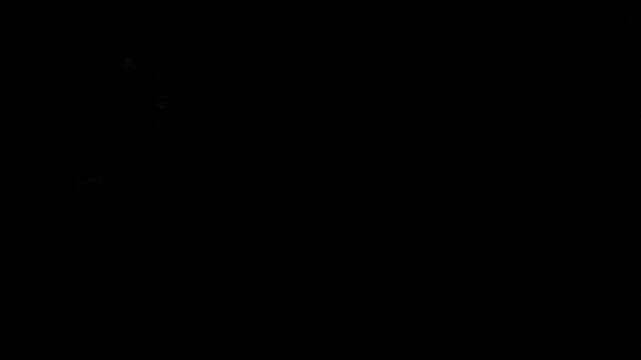 Headlight Beam Pattern on a Wall in a Dark Room, Automotive Lighting Test.